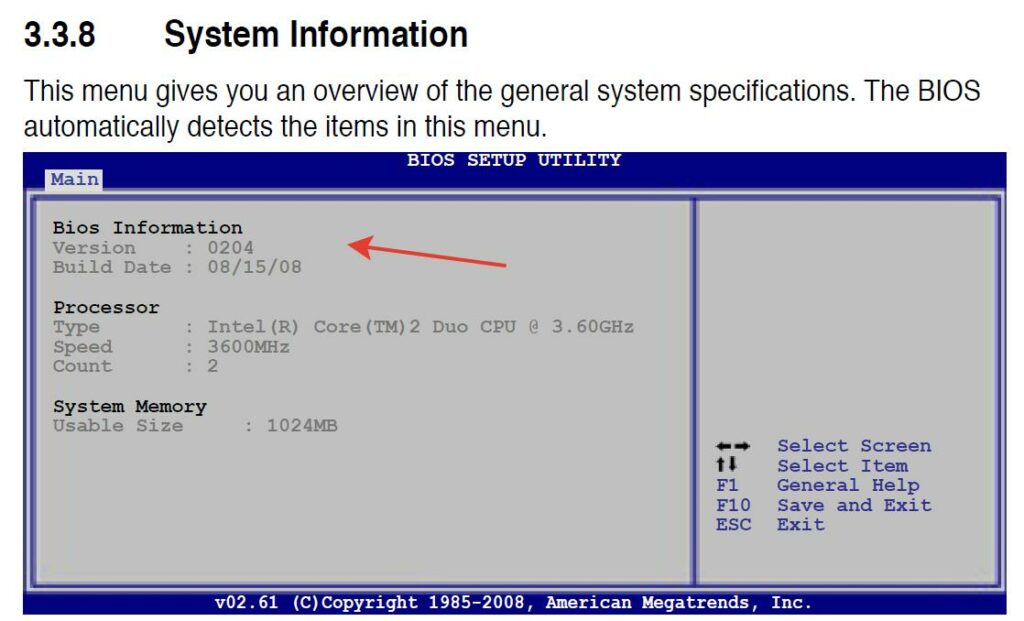 Bios k